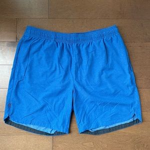 Rhone Guru Men’s shorts - size Large - baby blue